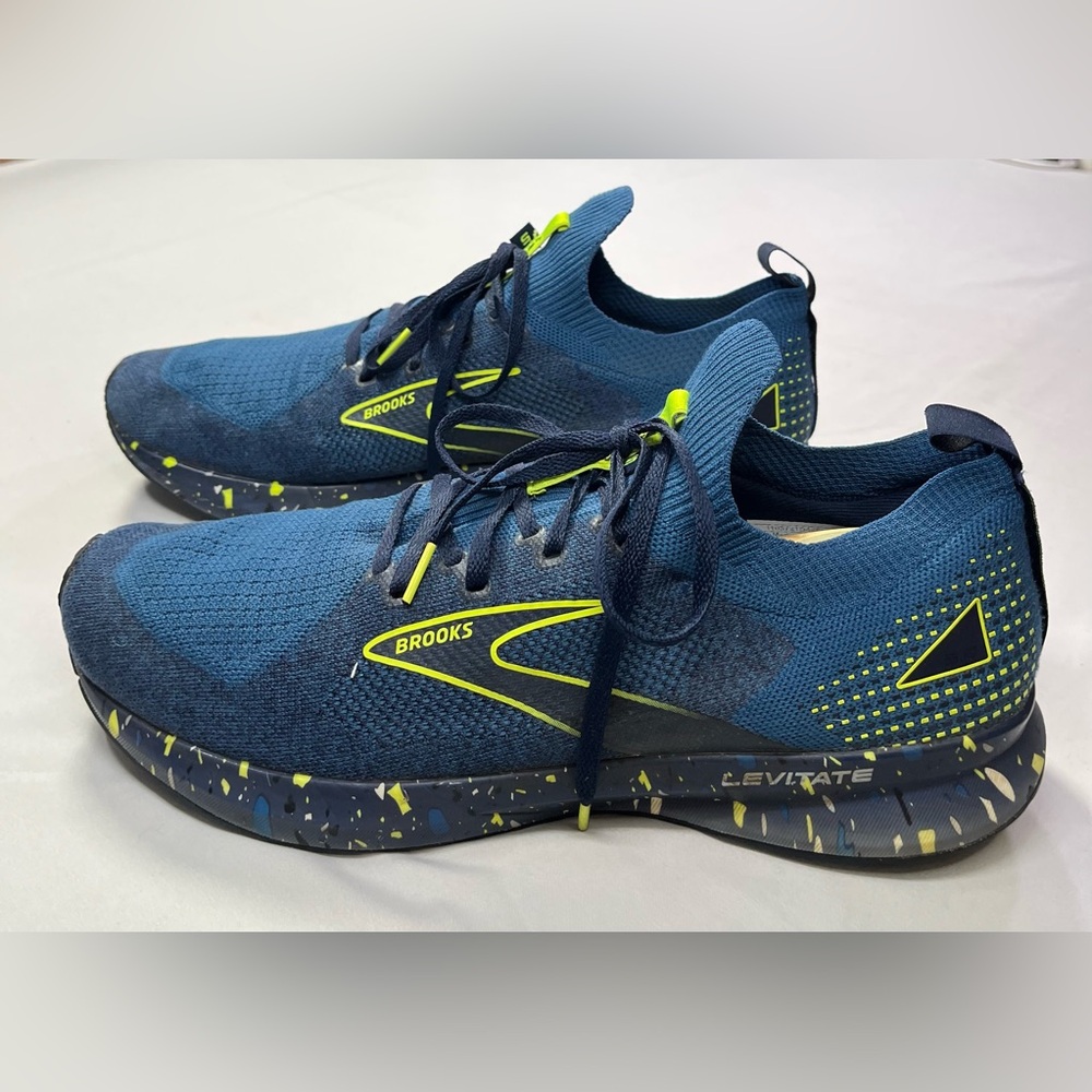 Brooks Levitated Stealthfit 5 Energize Blue Runners Everyday Sneakers Shoe - 13 - Picture 3 of 10